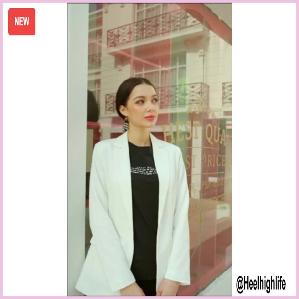 Slim Fit Blazer Open Front Long Sleeve Work Office Suit Jacket - Picture 8 of 8